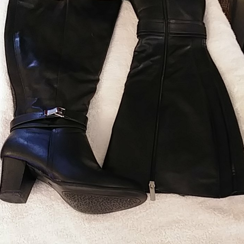 Womens Black over the knee boots